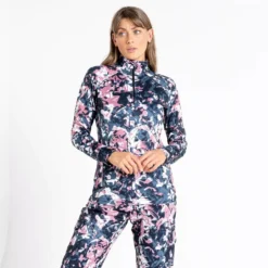 Dare2B Divulge Floral Core Stretch Long Sleeve Base Layer -Deals Trail Cycler Store dare2b divulge floral core stretch long sleeve base layer 3