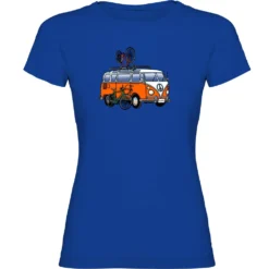 Hippie Van Bike Short Sleeve T-Shirt