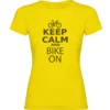 Keep Calm And Bike On Short Sleeve T-Shirt