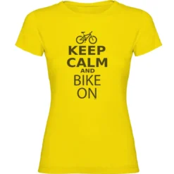 Keep Calm And Bike On Short Sleeve T-Shirt